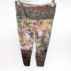 Blue fish leggings size Medium